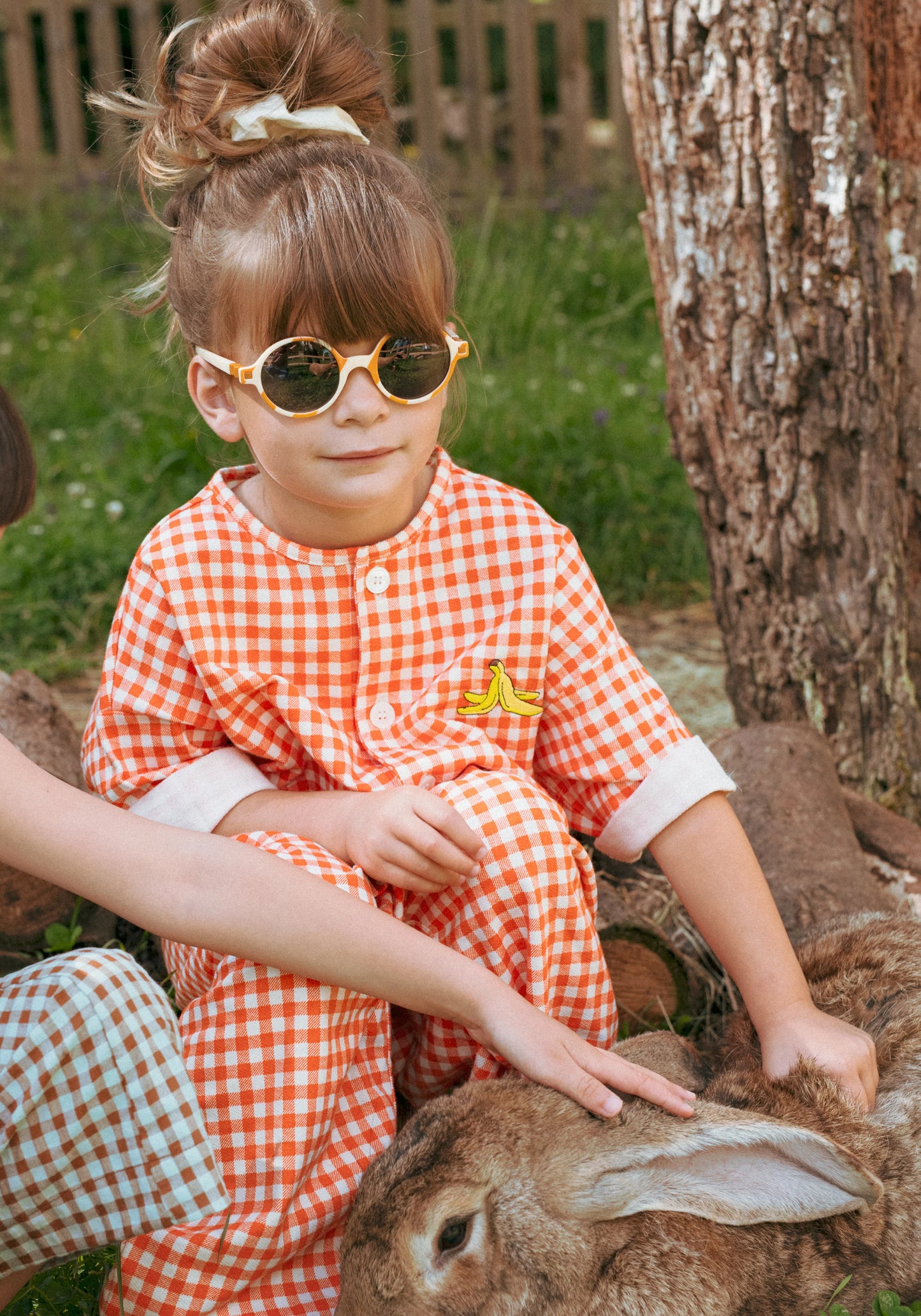 Ochelari de soare polarizați KI ET LA 6-9 ani - Round Sand Stripe