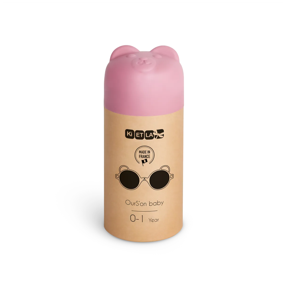 Ochelari de soare Ki ET LA, 0-12 luni - Ourson Light Pink