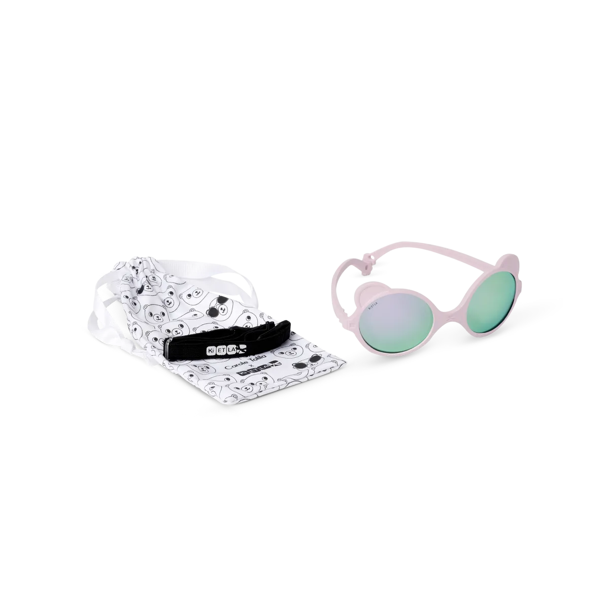 Ochelari de soare Ki ET LA, 0-12 luni - Ourson Light Pink