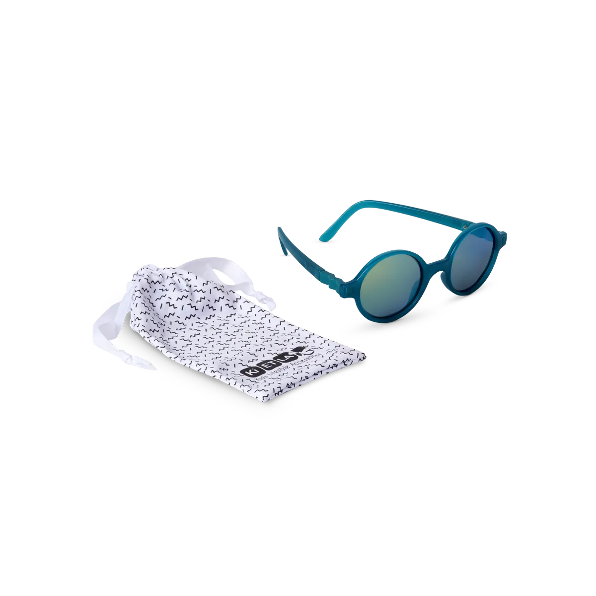 Ochelari de soare Ki ET LA, 6-9 ani - Round Peacock