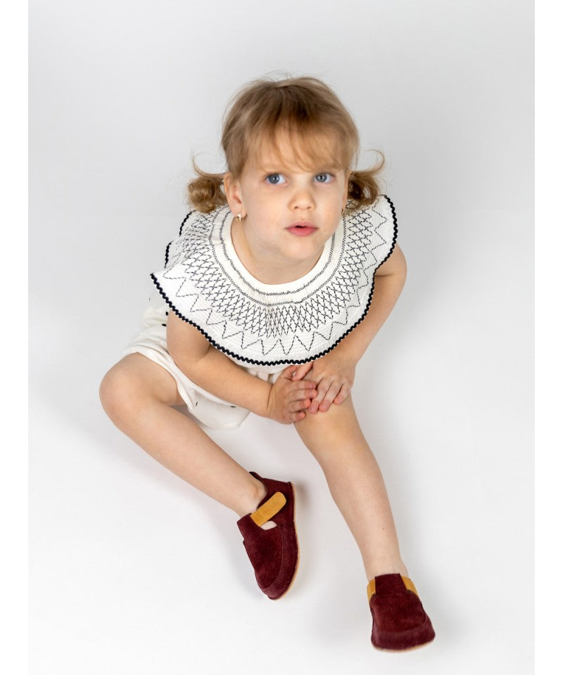 Pantofi barefoot ERDA - Burgundy
