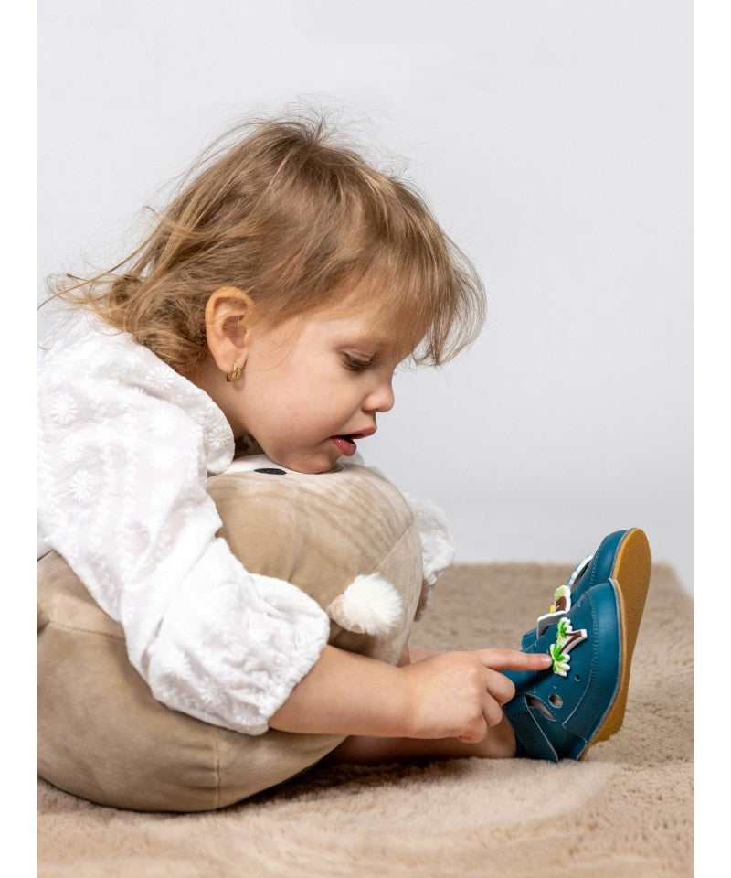 Pantofi barefoot ERDA - Teal Play