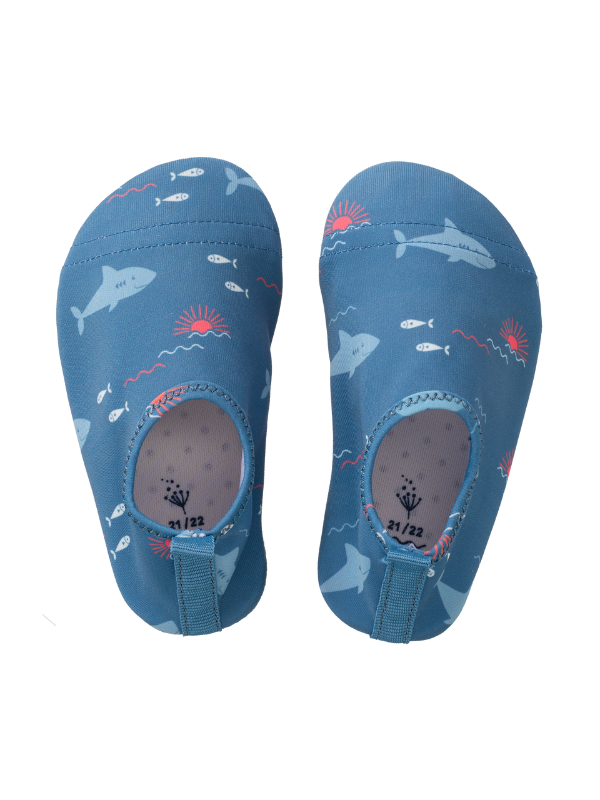 Pantofi plajă, cu protecție solară, Fresk, model Rechin