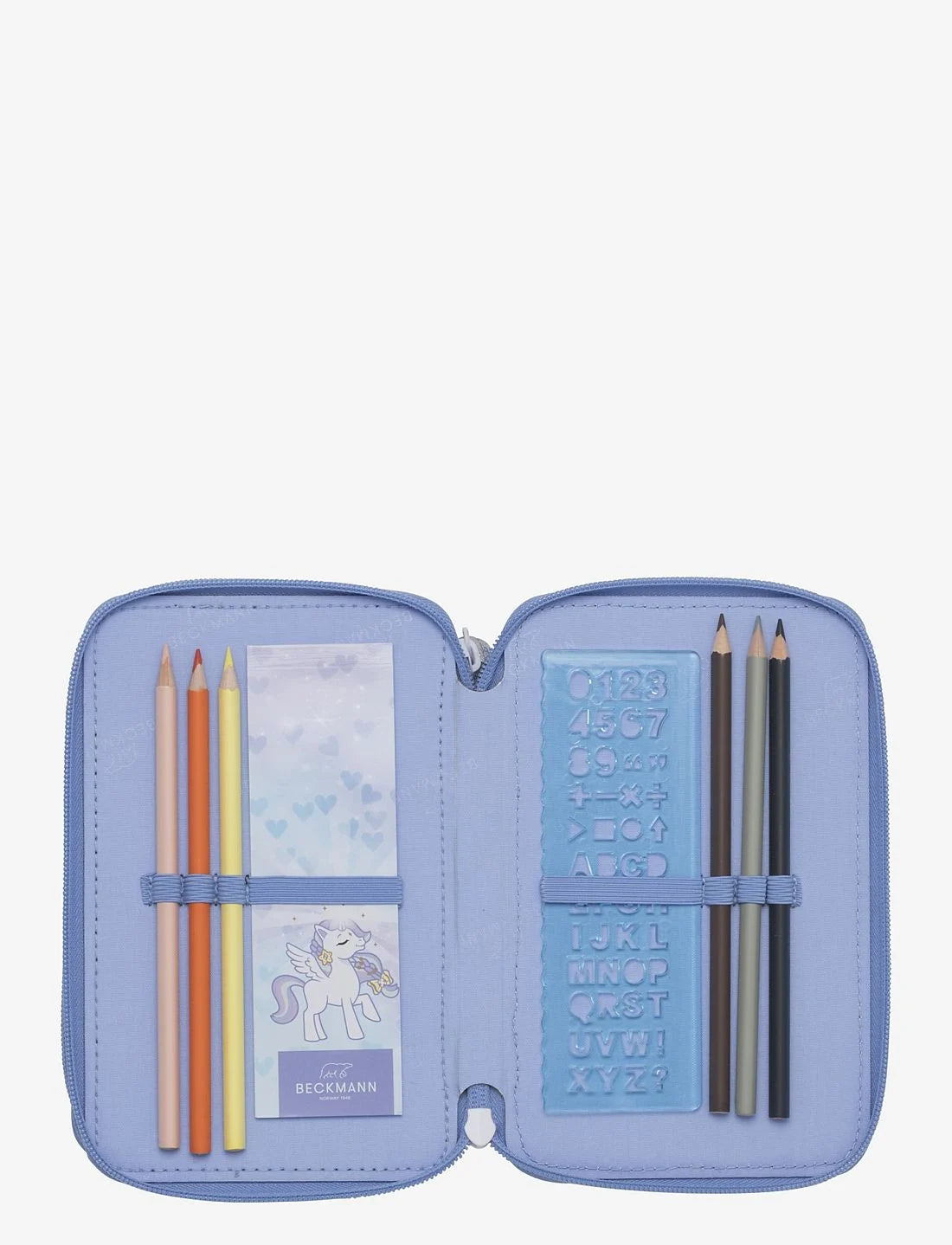 Penar Beckmann cu trei secțiuni complet echipat, Unicorn Princess Ice Blue