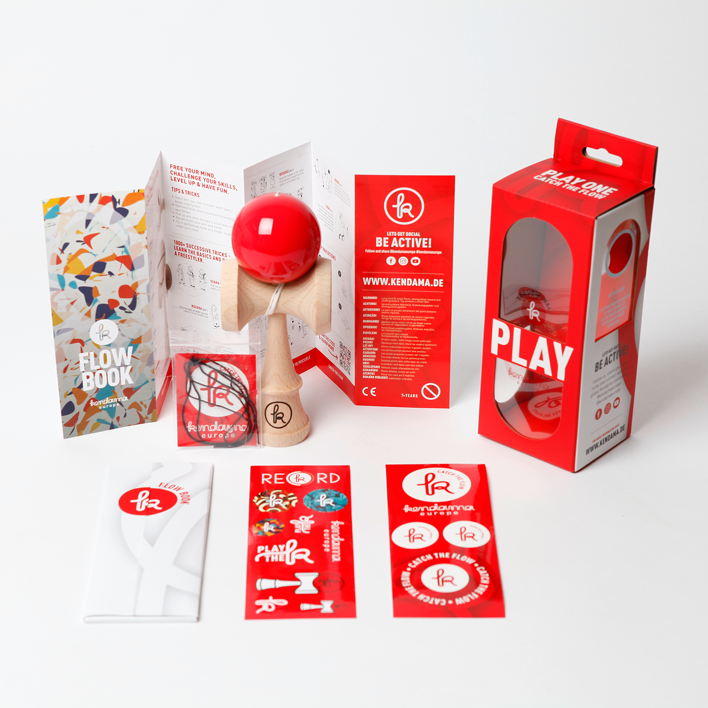 Kendama Play One - Roșu