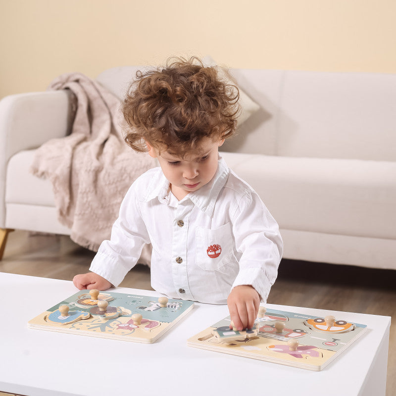 Puzzle cu mânere – Animale, PolarB Viga