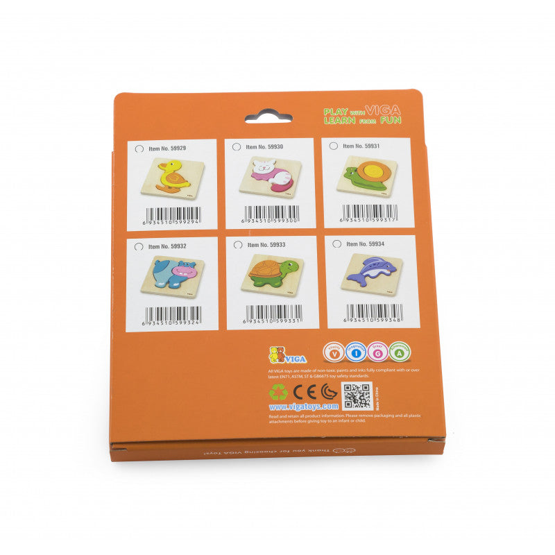 Puzzle din lemn - rață, Viga