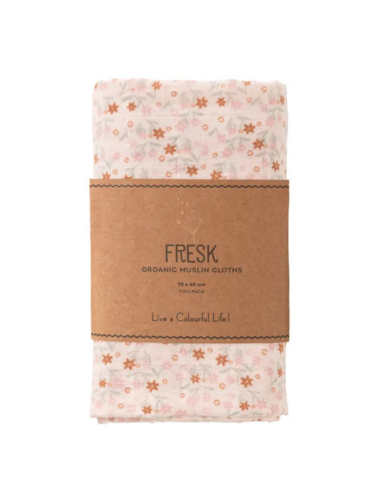 Set 2 museline 70x60 cm, model Garden Flowers - Fresk