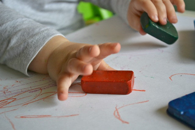 Set 8 cuburi cerate în cutie metalică Stockmar Mercurius