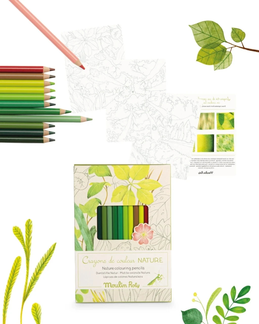 Set de colorat Natura, Moulin Roty