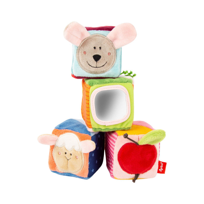 Set de cuburi senzoriale cu activități PlayQ Sigikid