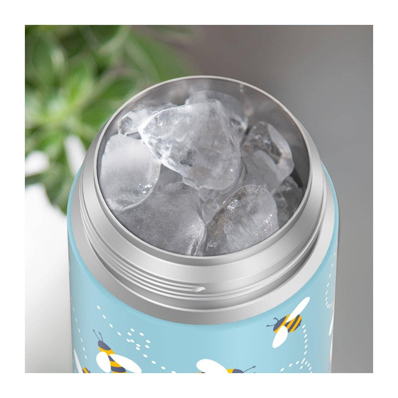 Termos FUNtainer pentru copii cu pai - honey bees, 355 ml