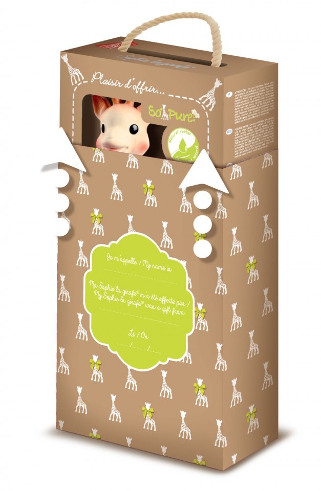 Girafa Sophie in cutie cadou "Pret a Offrir"