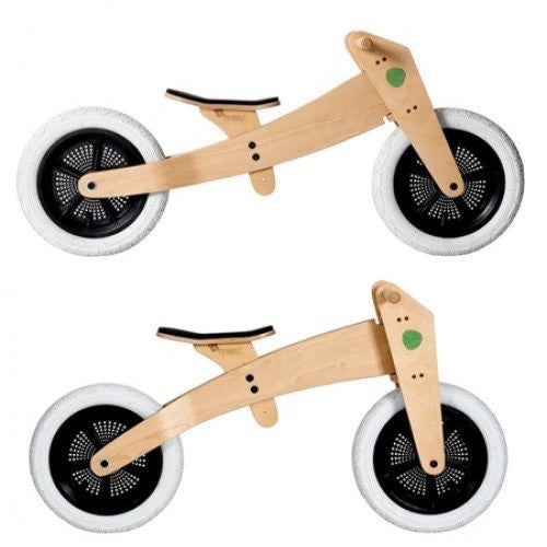 bicicleta din lemn fara pedale Bicicleta de echilibru Wishbone originală 2-în-1 (bicicletă din lemn fără pedale cu 2 roți) – bebepufulete