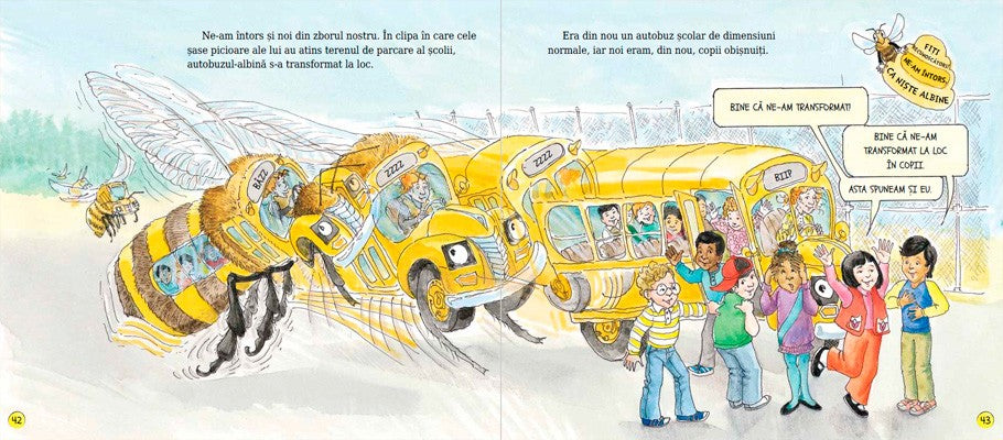 Autobuzul magic. În stupul de albine