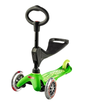 Trotinetă Mini Micro 3 in 1 Deluxe Green 1-6 ani
