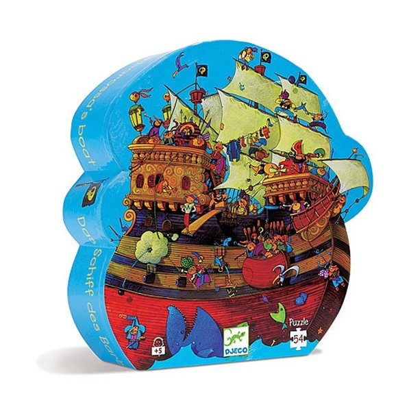 Puzzle Djeco Corabia lui Barbarossa - 54 de piese