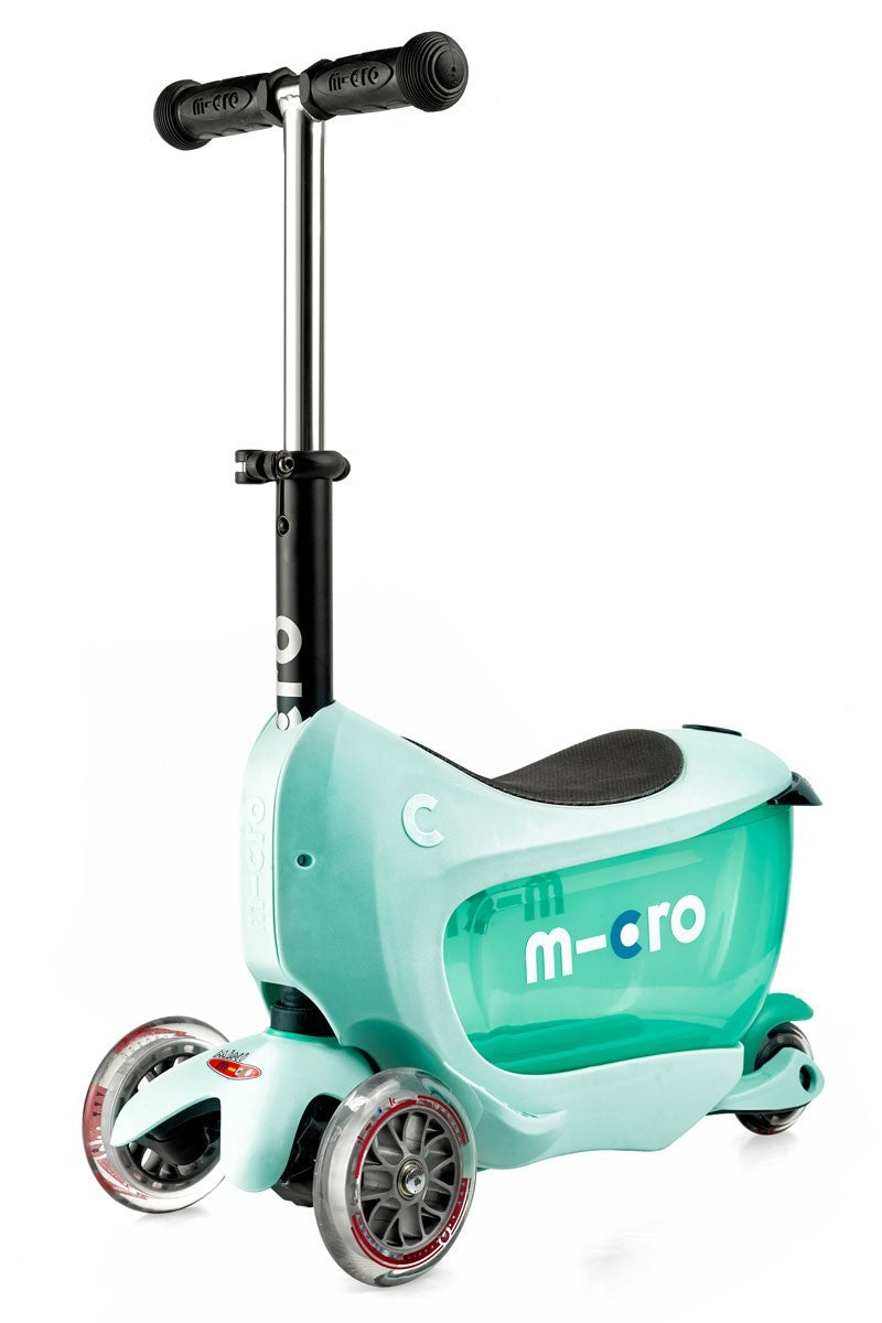 Trotinetă Micro Mini2go Deluxe Plus Mint +18 luni