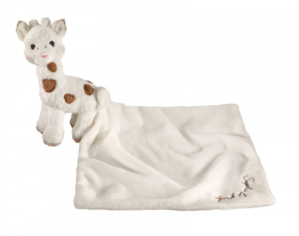 Set cadou Girafa Sophie Cherie și batistuța comforter