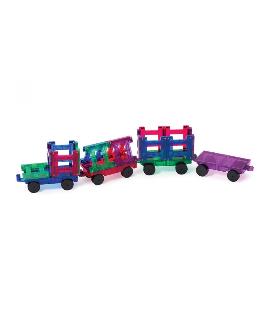 Set Playmags - 50 De Accesorii Pentru Construcții Magnetice + 5 Ferestre