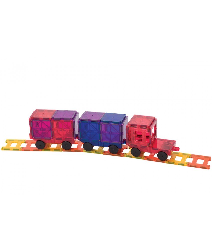 Set Playmags - 50 De Accesorii Pentru Construcții Magnetice + 5 Ferestre