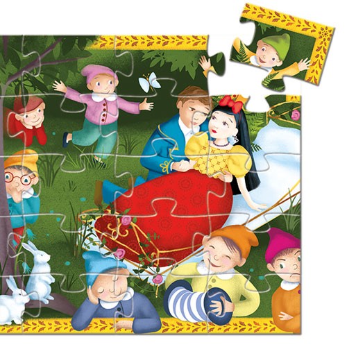 Puzzle Djeco Albă ca zăpada