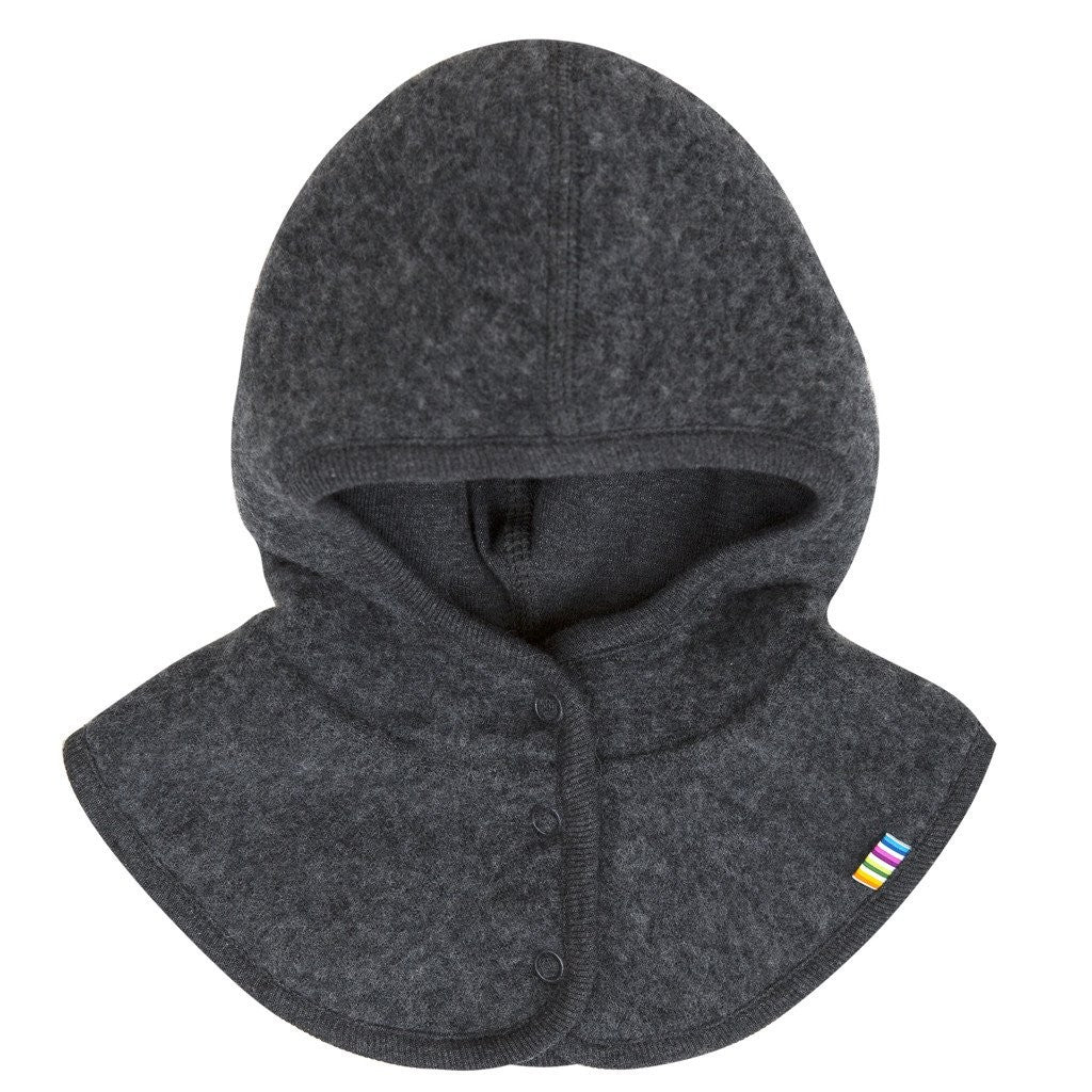 Cagulă windbreaker Joha din lână merinos fleece - Grey
