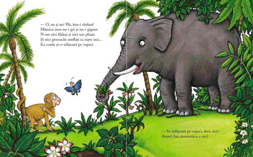 Maimuțica Bramburica de Julia Donaldson, cu ilustrații de Axel Scheffler