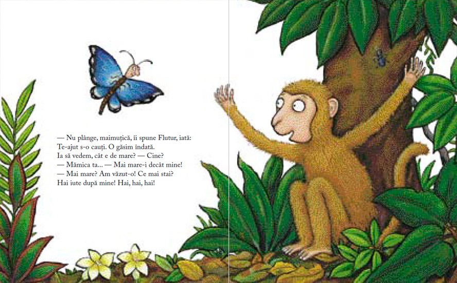 Maimuțica Bramburica de Julia Donaldson, cu ilustrații de Axel Scheffler