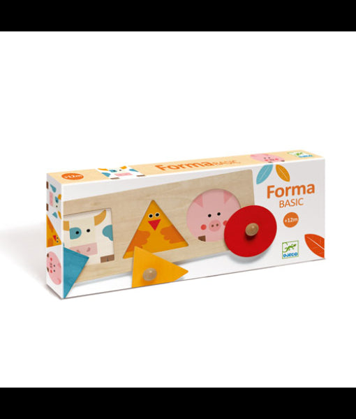 FormaBasic Djeco, puzzle forme geometrice