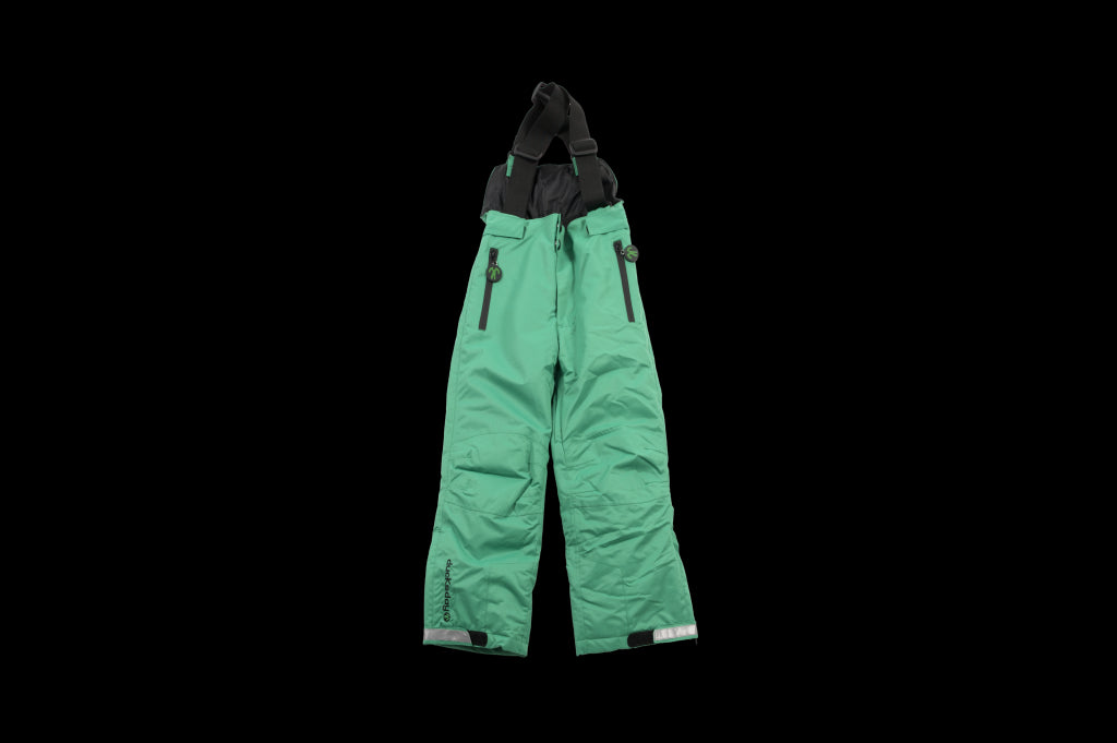 Pantaloni de iarna cu bretele green - Ducksday