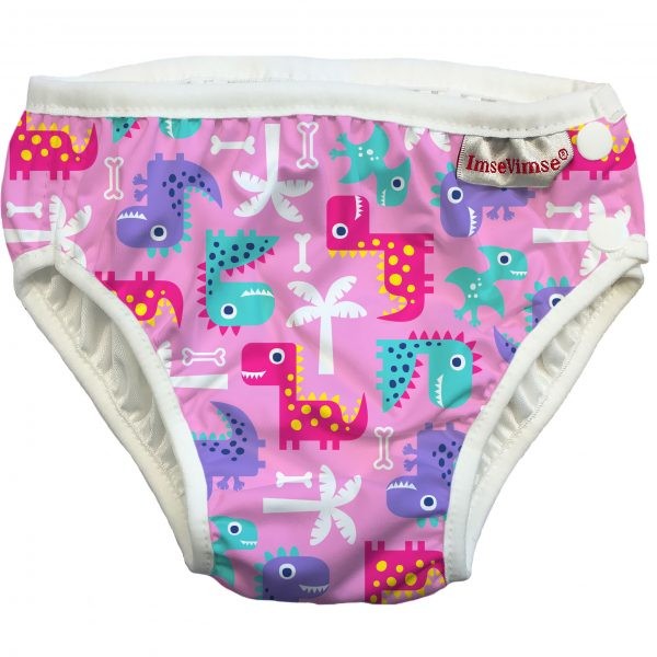 Scutec de înot ImseVimse Pink Dino