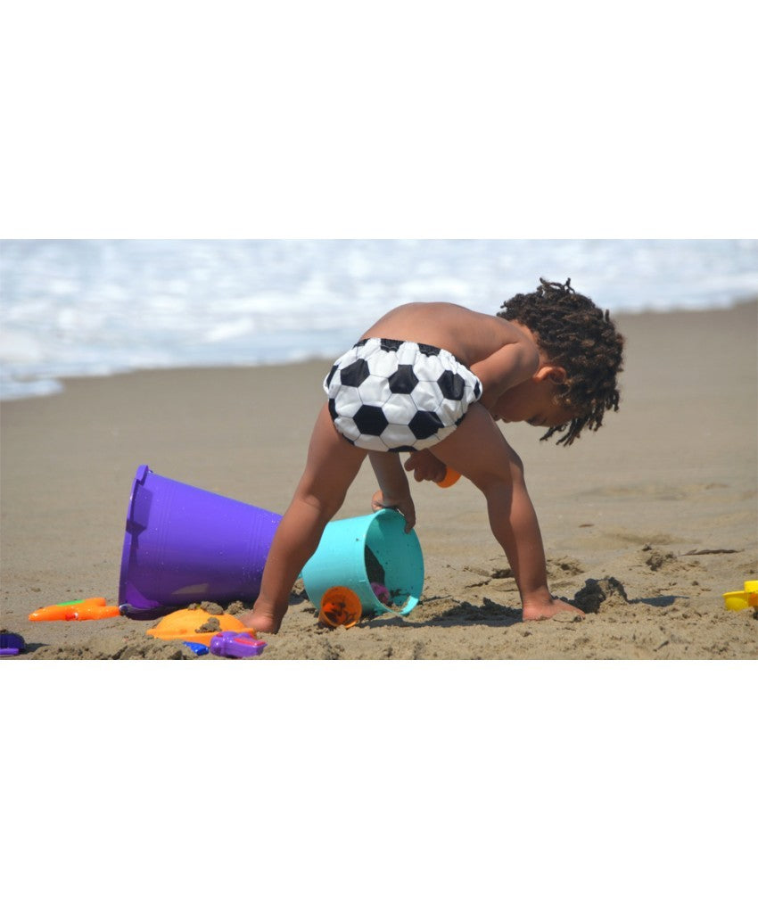 Scutec refolosibil de înot Charlie Banana cu interior de Tencel - Soccer