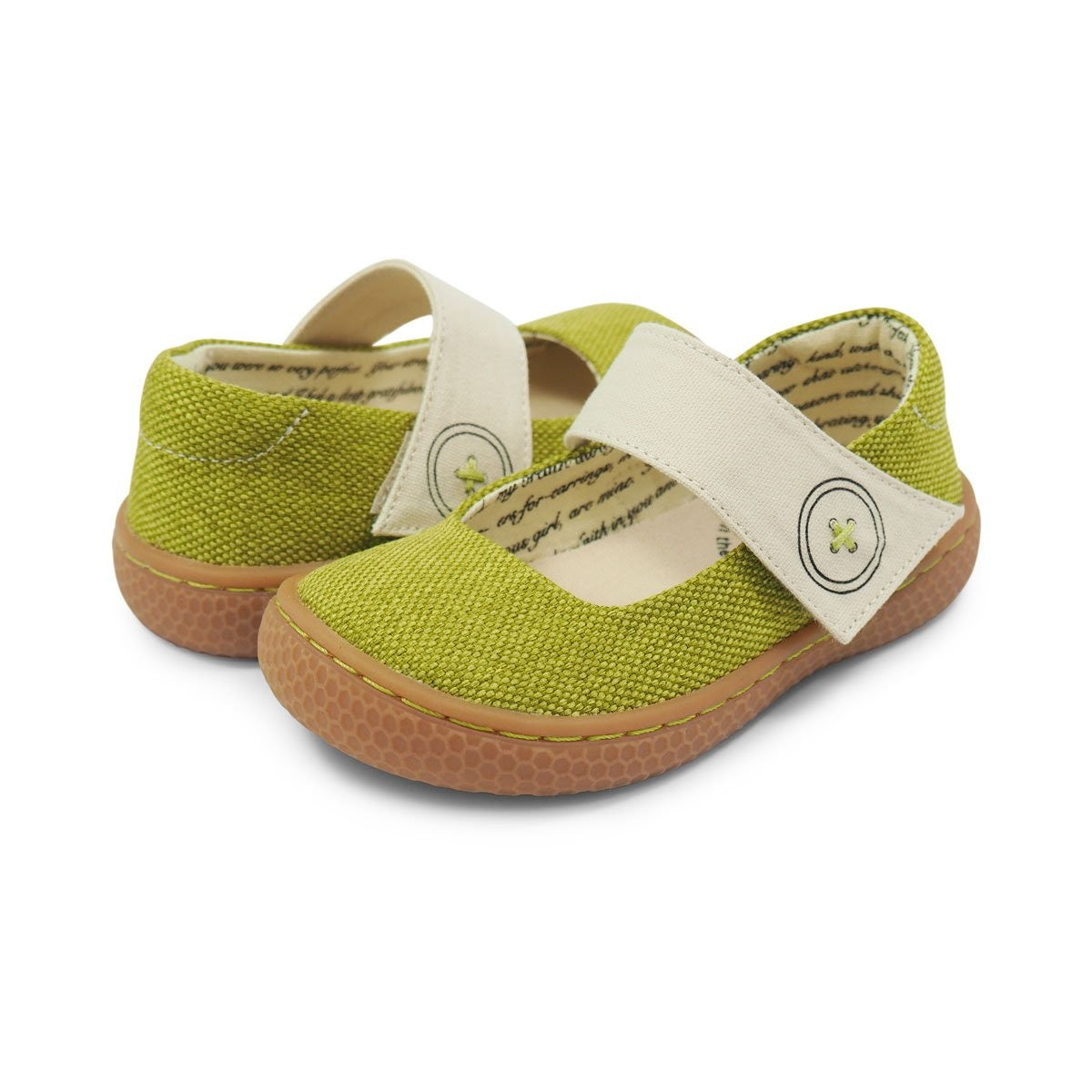 Pantofi Carta II Mary Jane Lime - Livie&Luca
