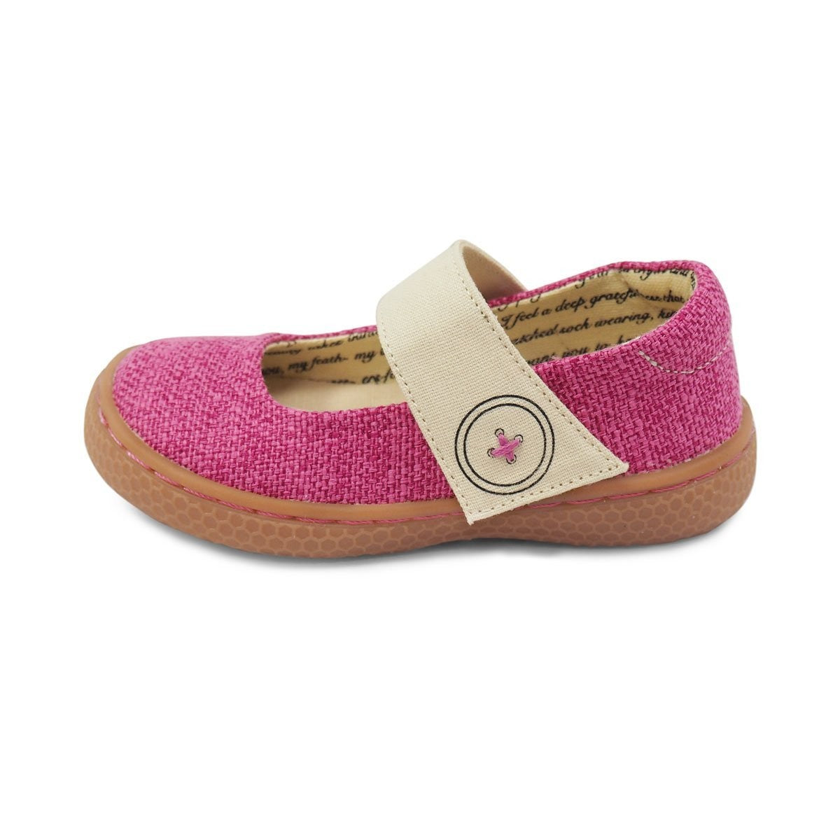 Pantofi Carta II Mary Jane Pink Pouch - Livie&Luca