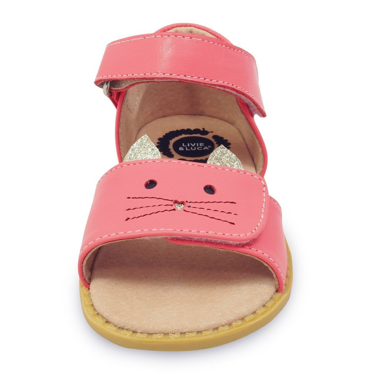 Sandale din piele Tabby Coral - Livie&Luca