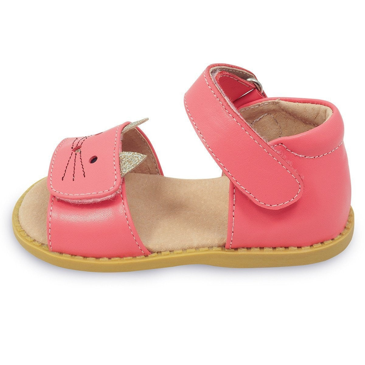 Sandale din piele Tabby Coral - Livie&Luca