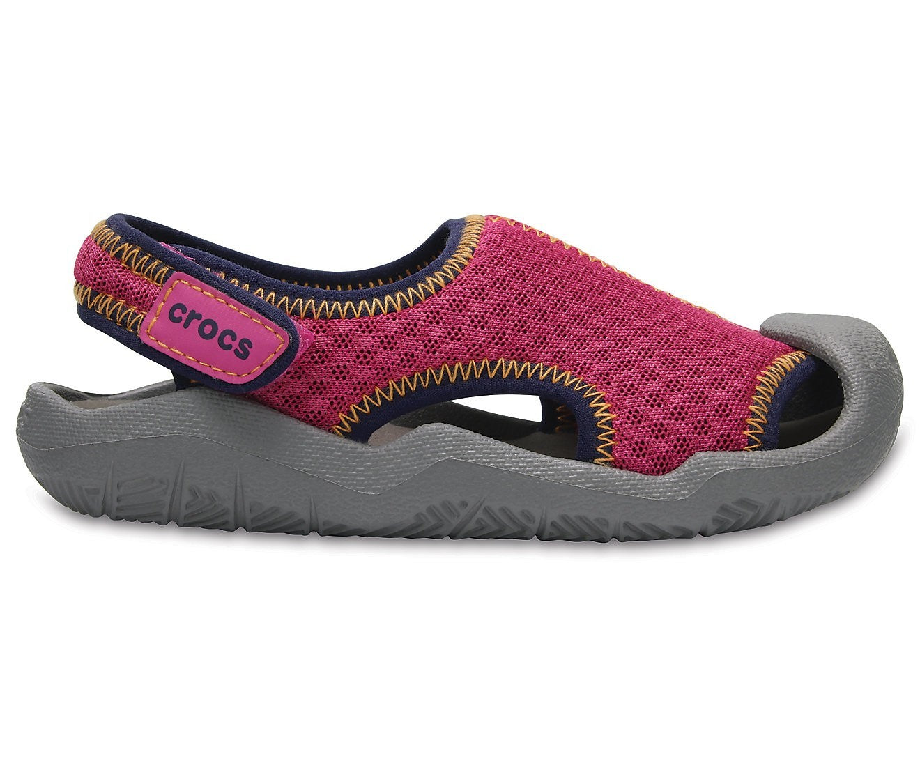 Sandale Crocs - Swiftwater - Neon Pink-Smoke