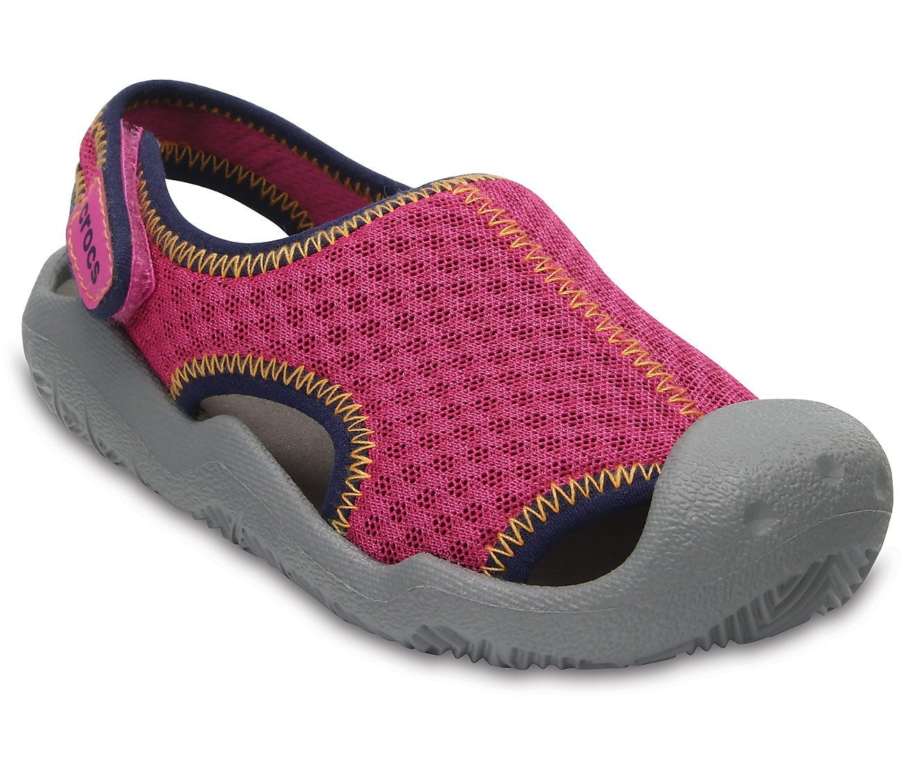 Sandale Crocs - Swiftwater - Neon Pink-Smoke