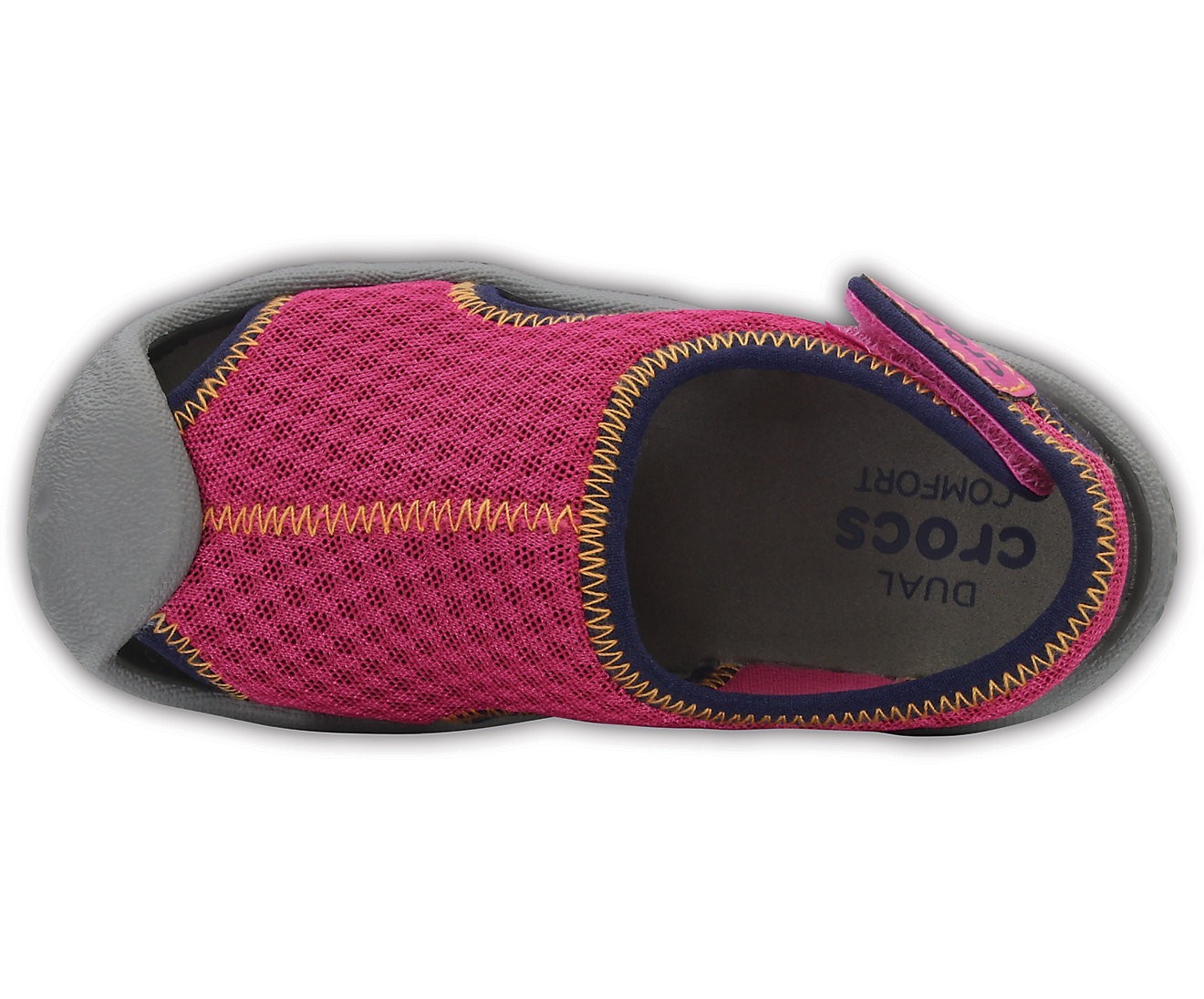 Sandale Crocs - Swiftwater - Neon Pink-Smoke