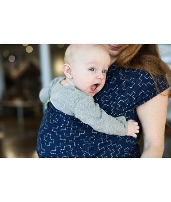 Wrap elastic pentru purtarea bebelușilor Boba Ediție Limitată Persimmon Sashiko