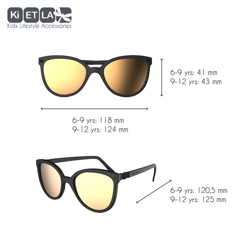 Ochelari de soare Ki ET LA, 6-9 ani - Butterfly Black