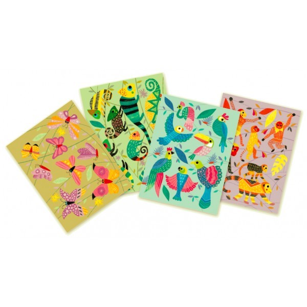 Atelier culori ulei pastel Jungla - Djeco