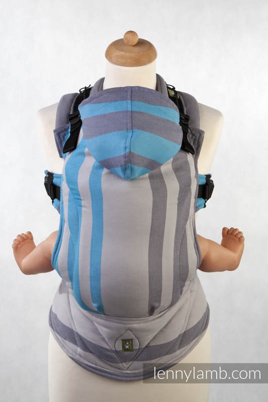 Marsupiu ergonomic Lenny Lamb baby size Full Wrap Conversion - Misty Morning (2nd Generation)