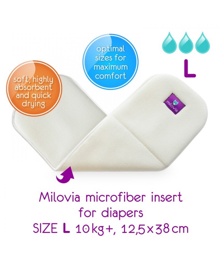 Insert absorbant de microfibră Milovia - mărime S