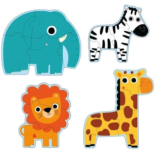 Puzzle progresiv Djeco - In jungla