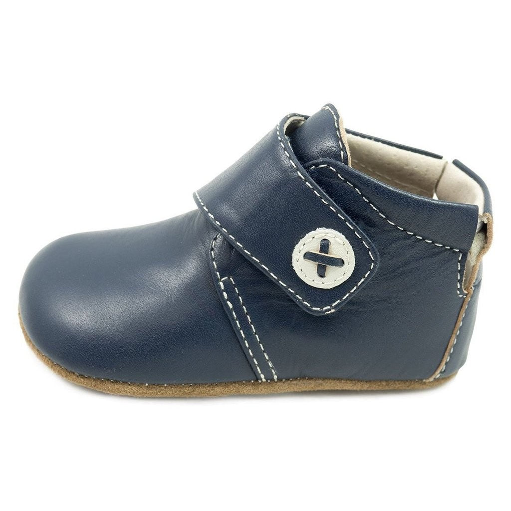 Pantofi din piele Benny Navy - Livie&Luca