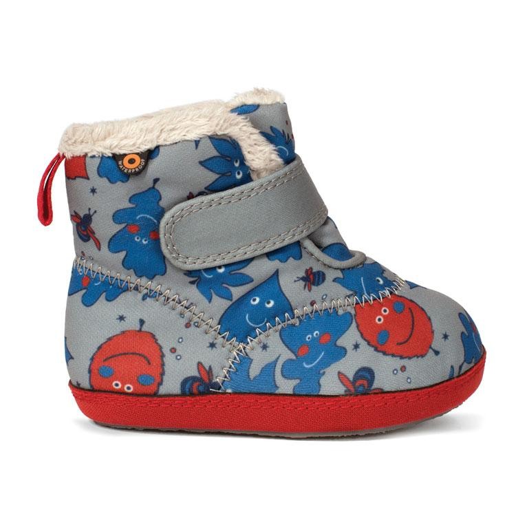 Bogs Elliot Happy Leaf - Gray Multi