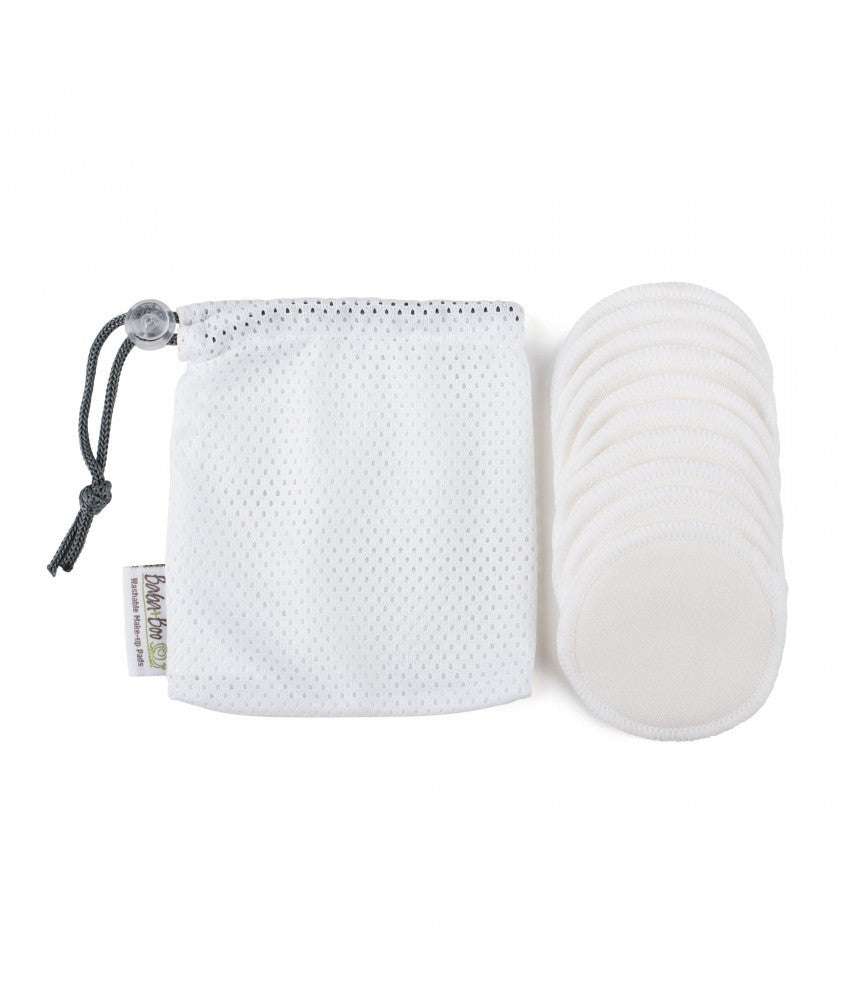 10 Dischete demachiante refolosibile Baba+Boo din bumbac organic + saculet pentru spalare