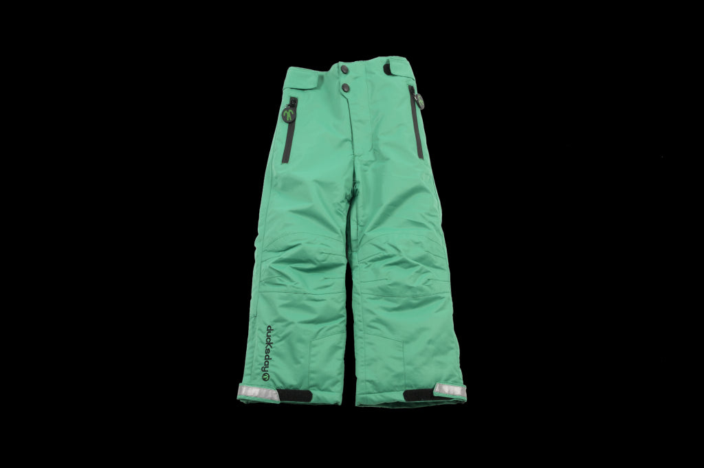 Pantaloni de iarna fara bretele green - Ducksday